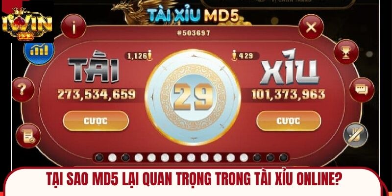 Tại Sao MD5 Lại Quan Trọng Trong Tài Xỉu Online?
